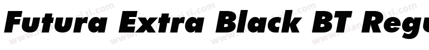 Futura Extra Black BT Regular字体转换